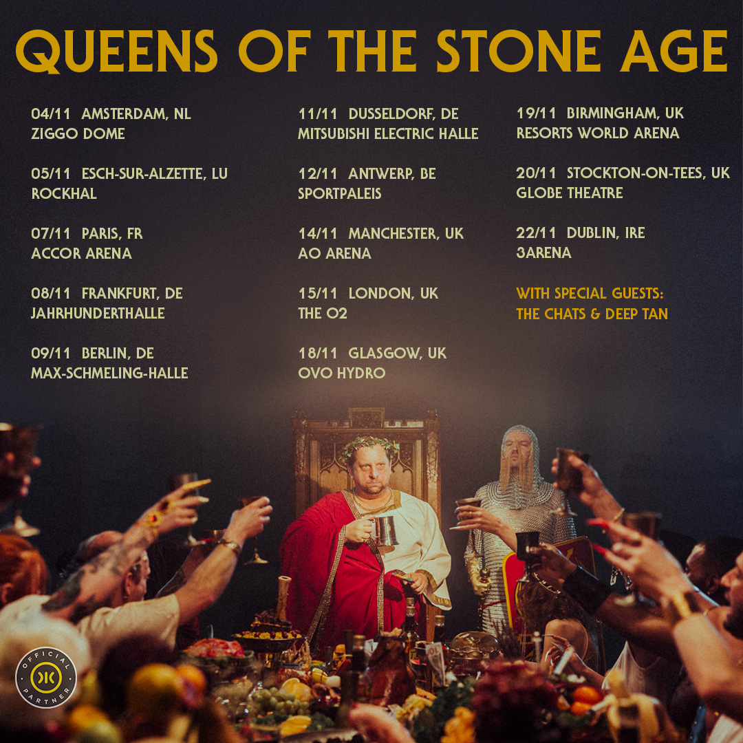 Queens of the stone age Tour Poster, partners with Twickets