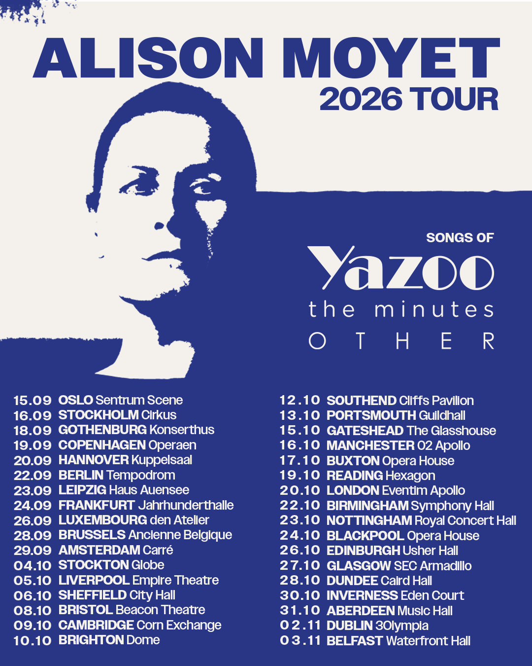 alison moyet 2026 poster