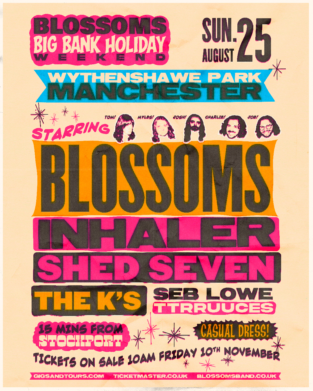 Blossoms Tour Poster