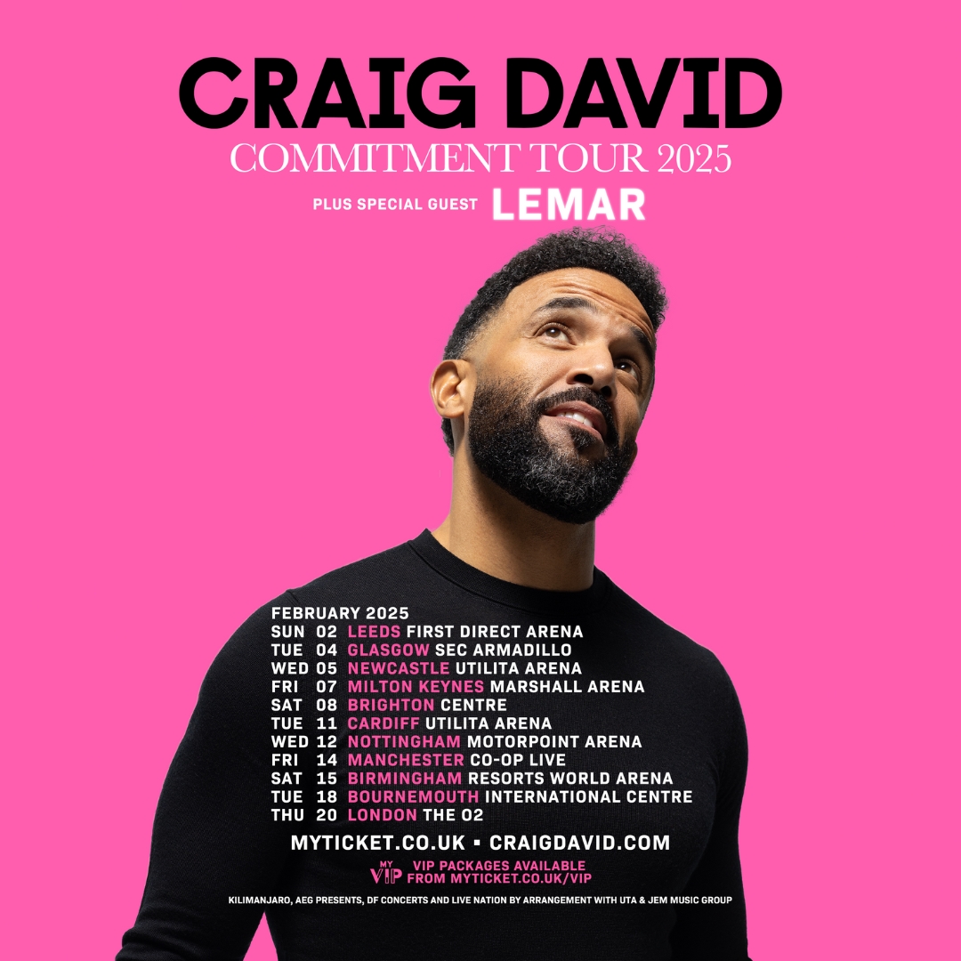 Craig David Tour Poster