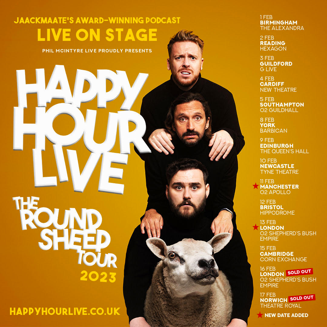 happy hour tour live