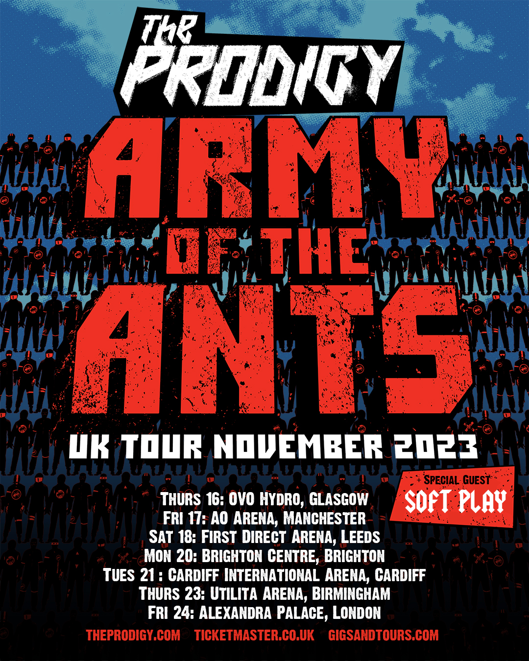 The Prodigy tour poster