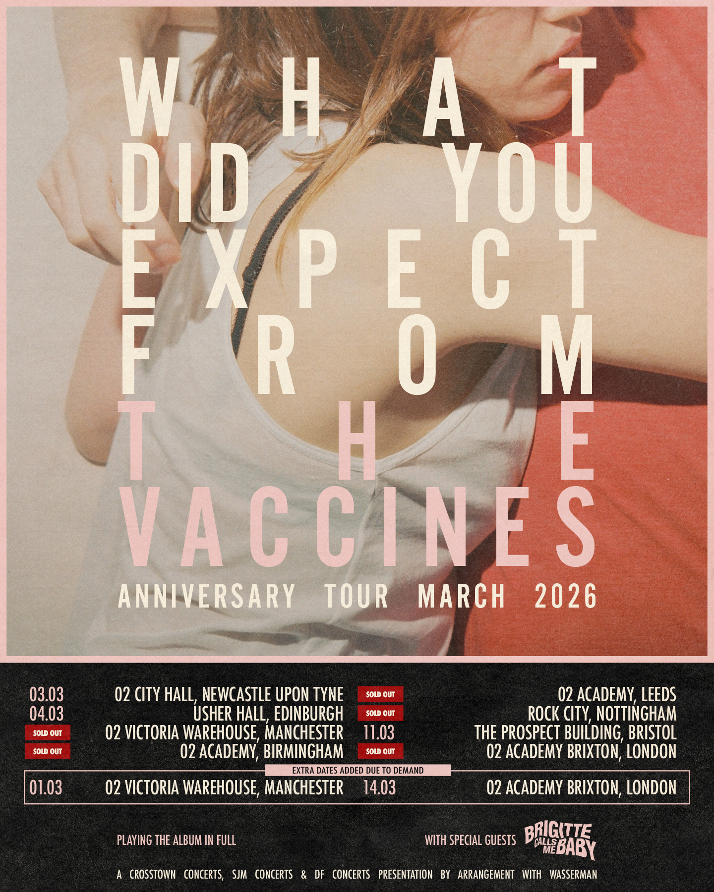The Vaccines Tour Poster